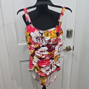 Anne Cole Flloral One-Piece Swimsuit